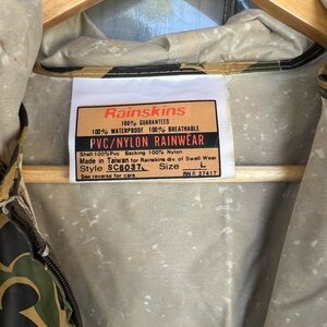 Rainskins Camouflage Rain Jacket